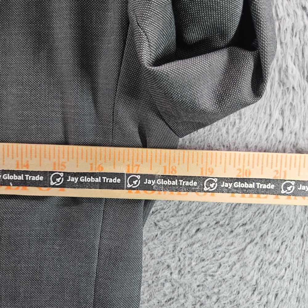 Armani Exchange Mens Grey Two Button Blazer‎ Jacket 36R Slim Fit Sport Coat - Picture 11 of 14